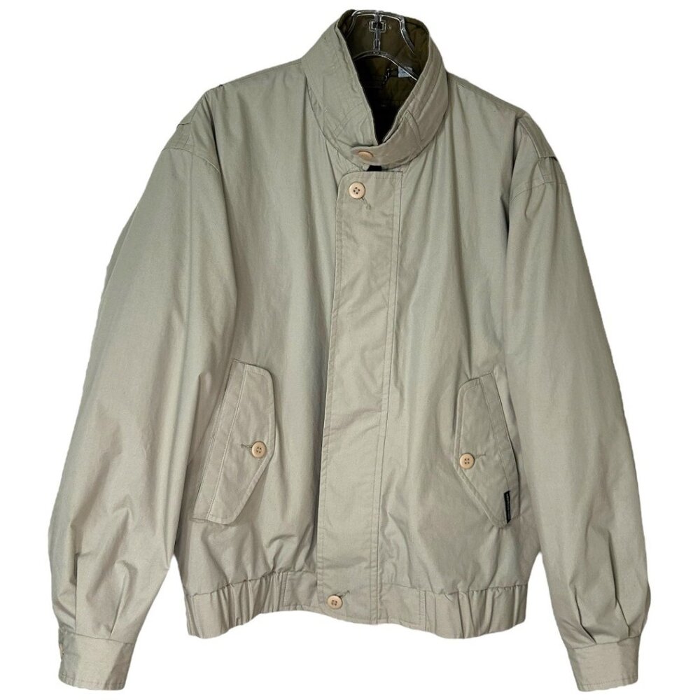 Vintage‎ Beige Members Only Classic Bomber Jacket Men's Size 40